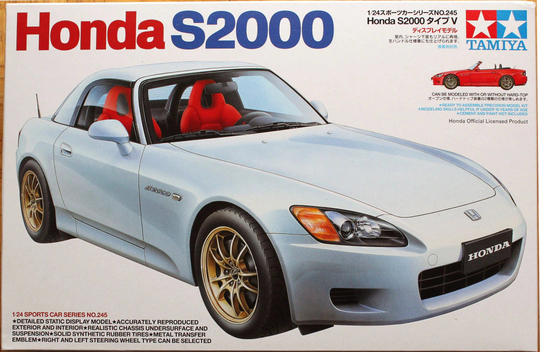 Tamiya 1/24 1999 Honda S2000 V-Spec